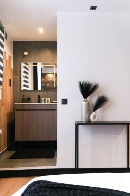 Le Black & White - 10 Min Orly, 3 Min Gare Juvisy Appartement Athis-Mons Buitenkant foto