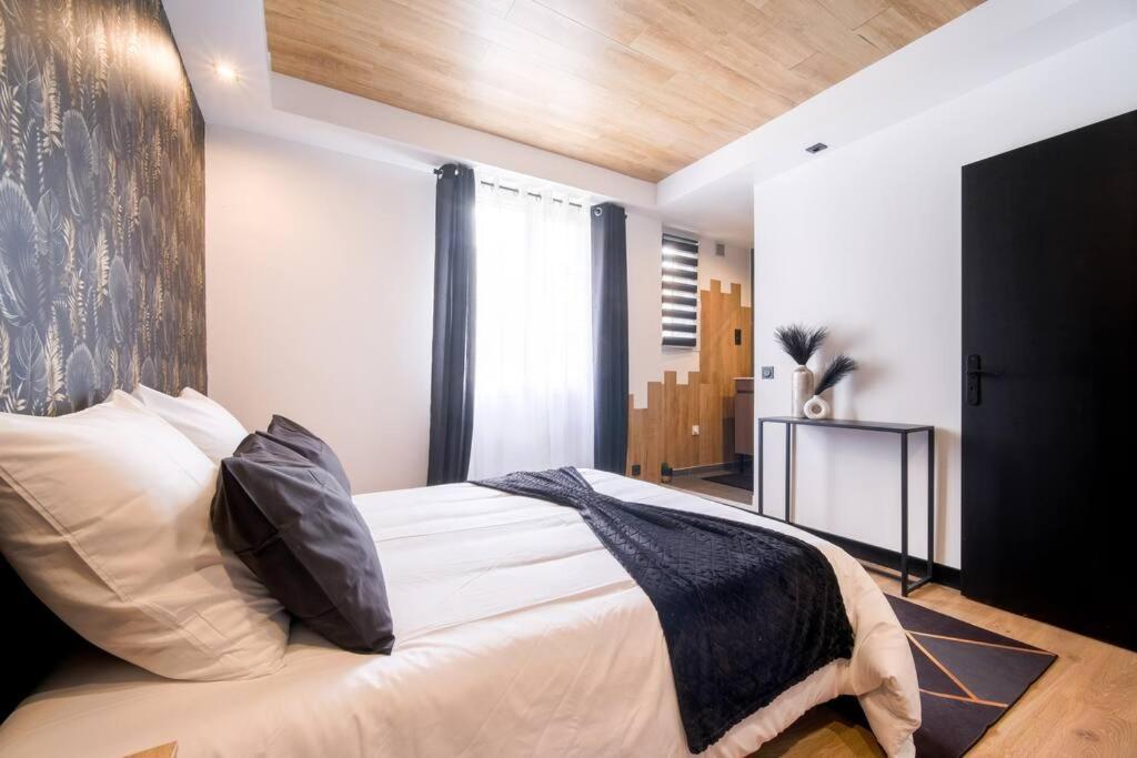 Le Black & White - 10 Min Orly, 3 Min Gare Juvisy Appartement Athis-Mons Buitenkant foto