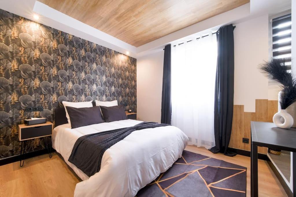 Le Black & White - 10 Min Orly, 3 Min Gare Juvisy Appartement Athis-Mons Buitenkant foto